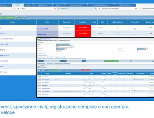 CRM AGENZIE VIAGGI Gestione eventi